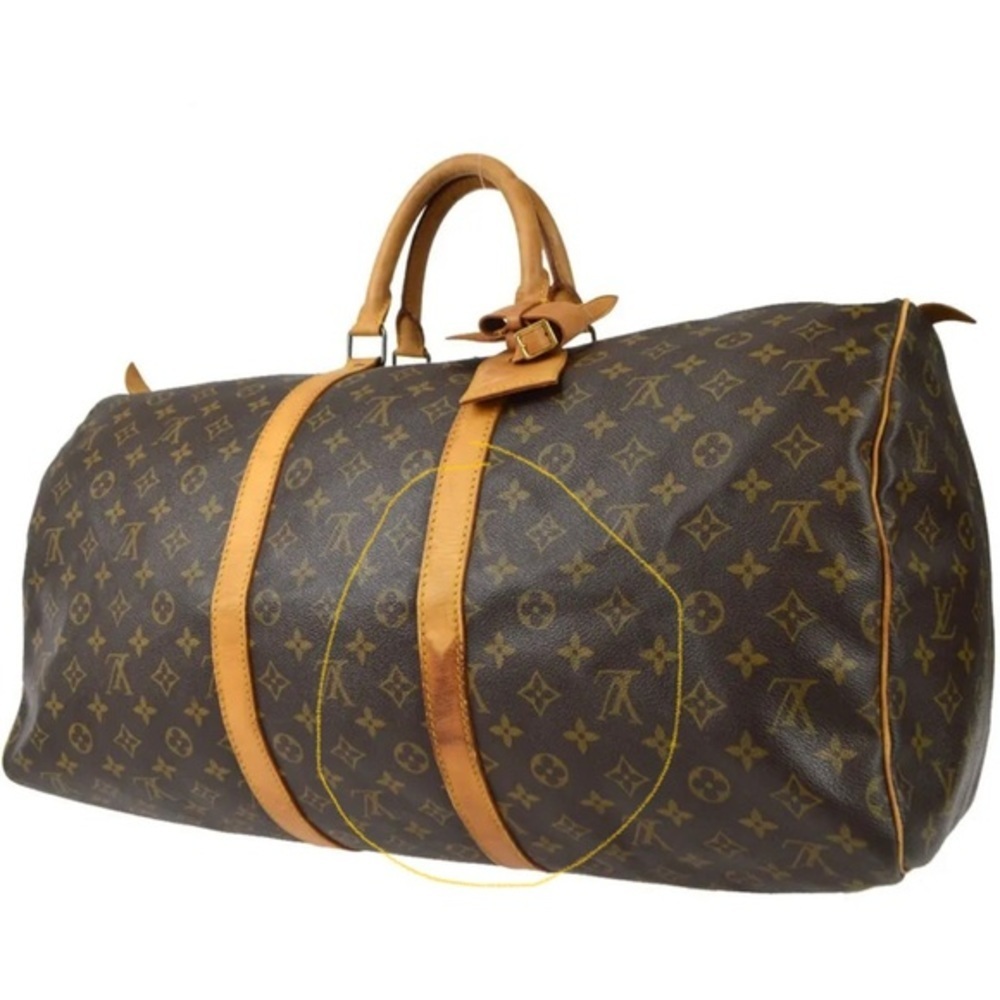 Authentic Louis Vuitton Keepall 55  Gorgeous Travel Bag Great Vintage Bag - Picture 13 of 16